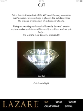 The Lazare Diamond 4Cs