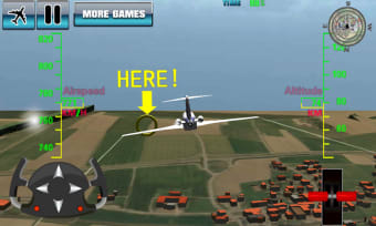 Airplane 3D flight simulator