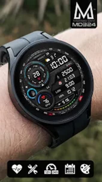 MD324 Hybrid watch face