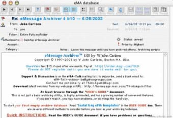 eMessage Archiver