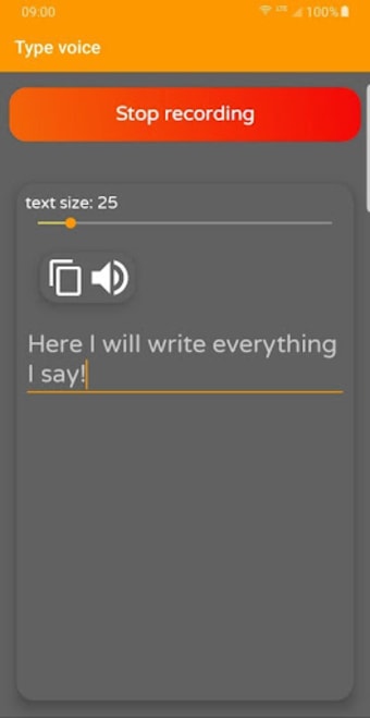 Voice typing- Speech to text