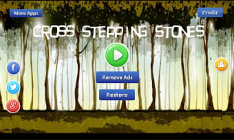 Cross Stepping Stones - forest