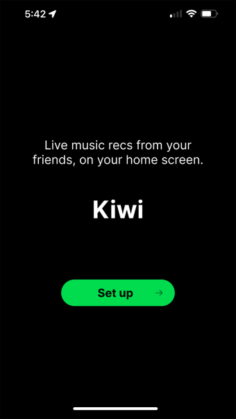 Kiwi - live music recs widget