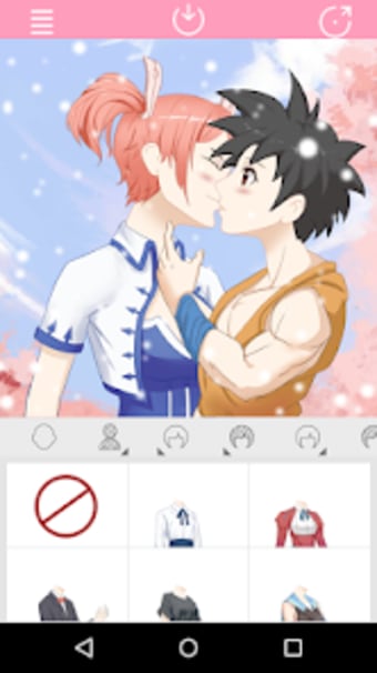 Anime Avatar Maker: Kissing Co