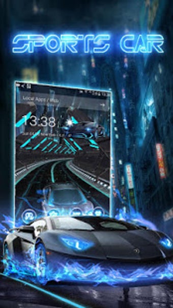 Speedy 3D Sports Car Theme