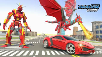 Flying Dragon Robot Car Games