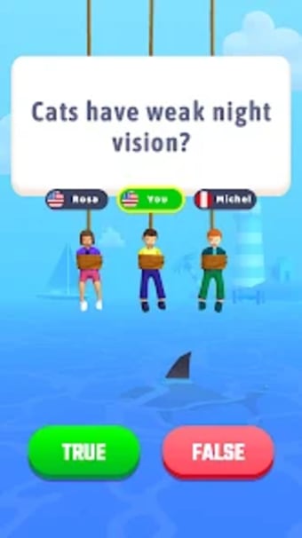 True or False: Shark game