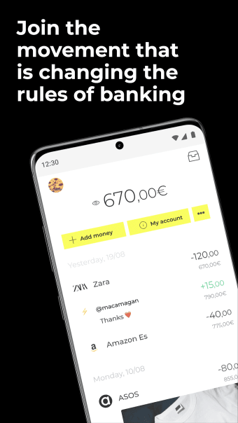 Rebellion Pay - Pay account and cryptocurrencies