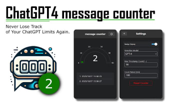 ChatGPT-4 Message Counter