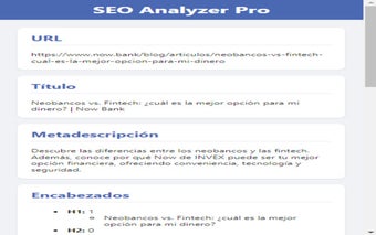 SEO Analyzer Pro