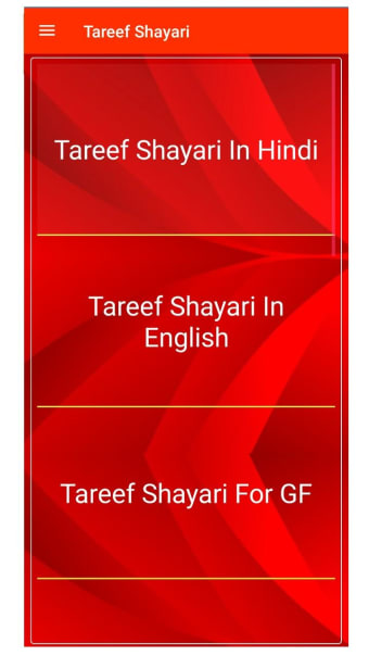 Tareef Shayari