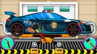 Police Car Wash Cleanup: Repair  Design Vehicles