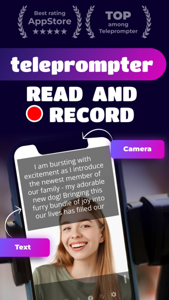 Teleprompter with AI writer