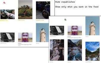 VSCO Republish Hider