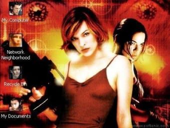 Resident Evil The Movie Desktop Theme