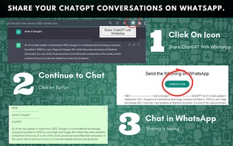 ChatGPT for WhatsApp: Share ChatGPT Chat