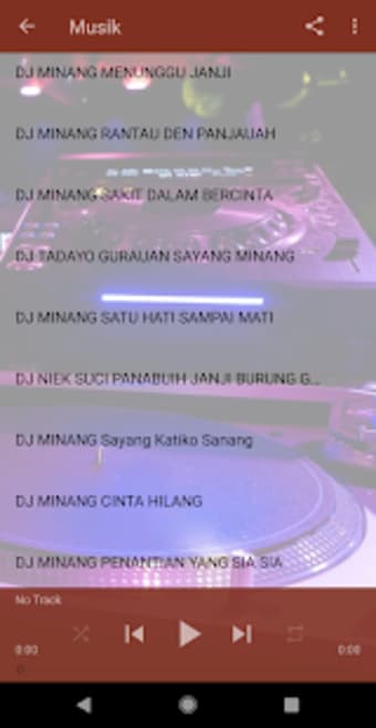 DJ Lagu Minang Offline