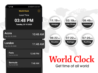 World Clock: Timer  Stopwatch