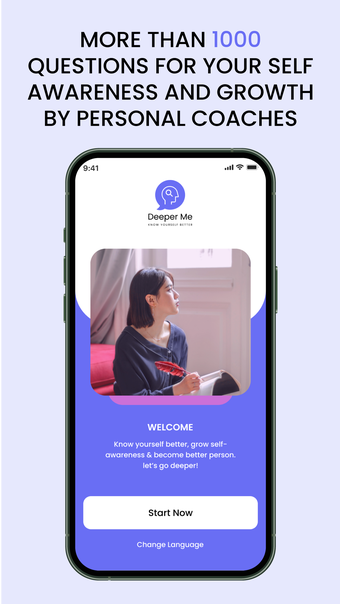 Deeper Me: Self-coaching app