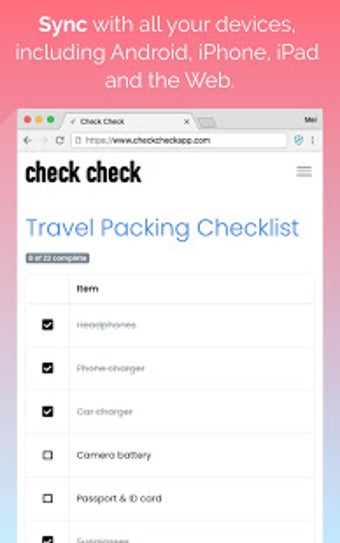 Check Check - Checklists