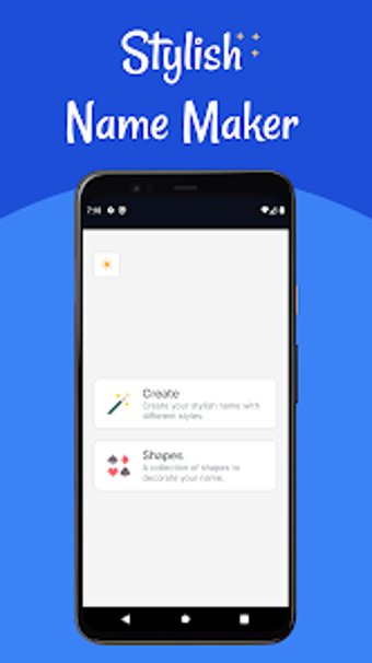 Stylish name maker app