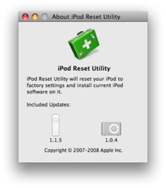 Update for Apple iPod Shuffle Reset Utility