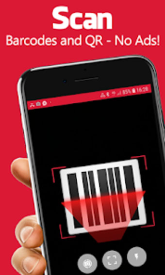 Red Laser Barcode Scanner  QR