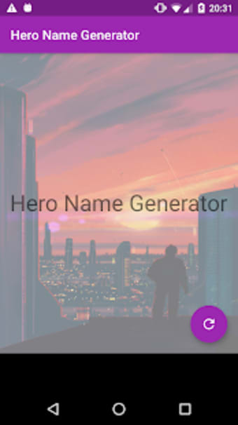 Superhero name generator
