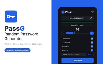 PassG: Random Password Generator