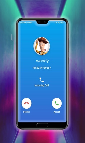 Prank video call woody