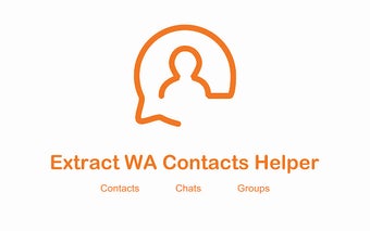 Extract WA Contacts Helper