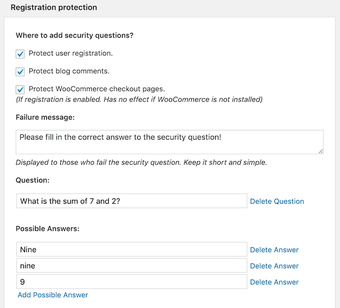 No-Bot Registration