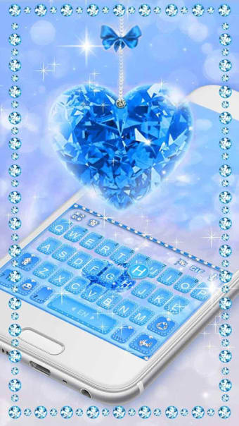 Blue Diamond Keyboard Theme