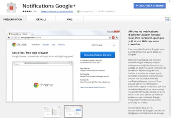 Notifications Google+ 