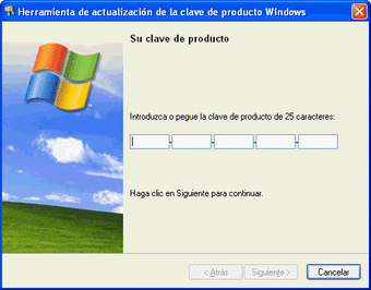 Herramienta de actualización de la clave de Windows