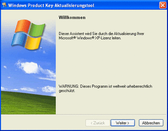 Windows Product Key-Aktualisierungstool