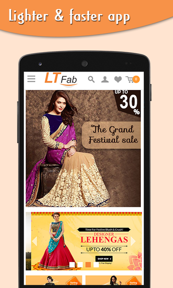 LTFAB Online Shopping App