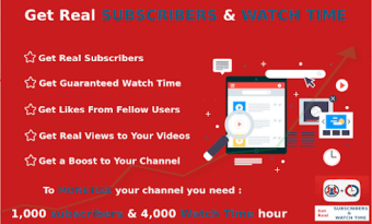 Get Subscribers  Watch Time