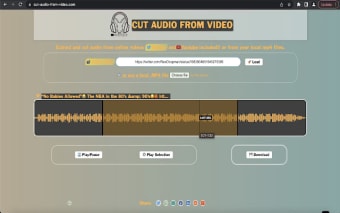 Cut-audio-from-video (Twitter and Instagram)