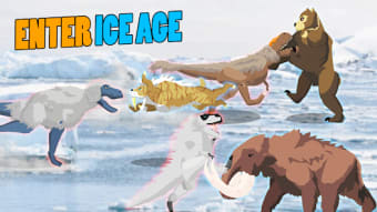 T-Rex Fights Ice Age Beasts