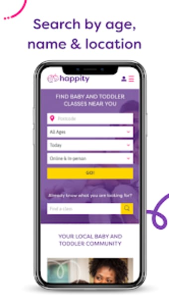 Happity - find baby classes