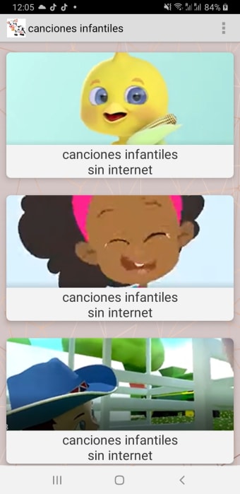 videos para niños sin internet