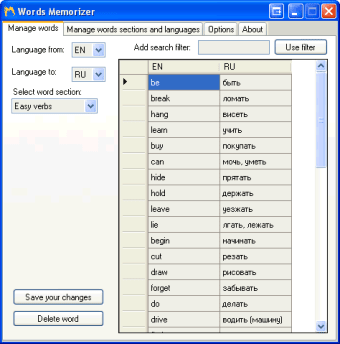 Memorize word System