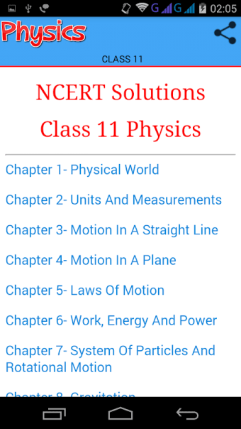 Class 11 Physics Solutions