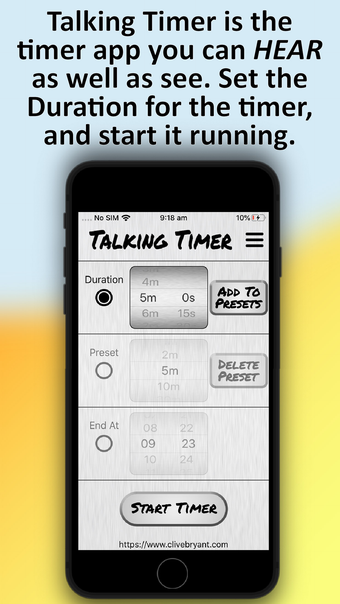 Talking Timer