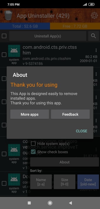 App Uninstaller - easy remover