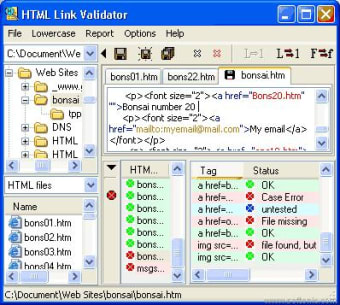 HTML Link Validator