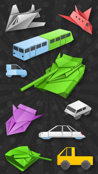 Origami Vehicles From Paper