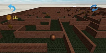 Maze with monsters and traps. Difficult obstacles