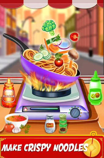 New Cooking Crispy Noodles Maker Game Chinese Food